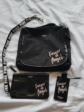 Victoria's Secret Black Travel Set